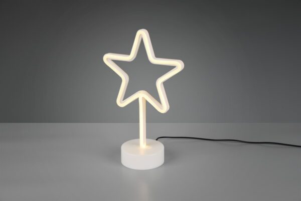 Trio R55230101 Star LED Stolní lampička | 1W | Bílá