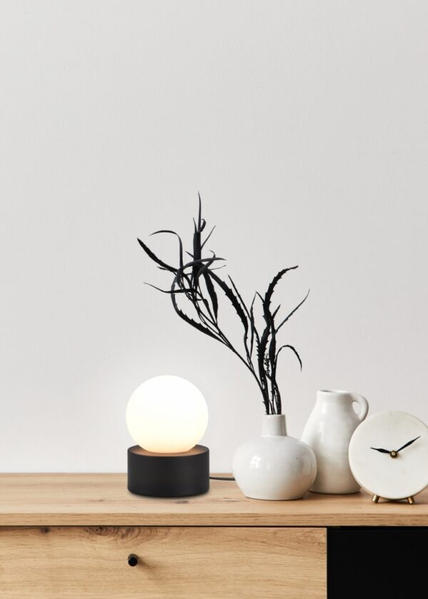 Trio R59051032 Countess Dotyková stolní lampa | E14 | Černá