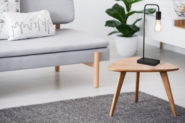 Trio R59090132 Millanabíječkou Stmívatelná lampička | E27 | Černá
