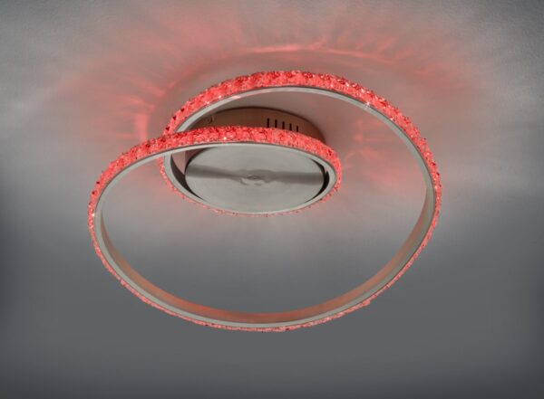 Trio R62021105 Rubin LED Přisazené stropní svítidlo | RGB | Teplá bílá | 18W