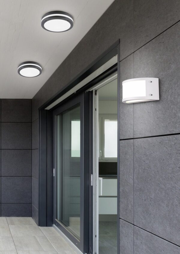 Trio R62151142 Kendal LED Stropní venkovní světlo | Teplá bílá | 12W | Černá