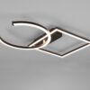 Trio R62162132 Pivot LED Přisazené stropní svítidlo | Teplá bílá | Černá | 23,5W
