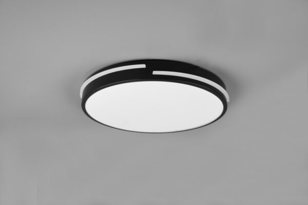 Trio R62241132 Tacoma LED Stropní svítidlo s ovladačem | Teplá bílá | Černá | 24W