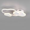 Trio R62263131 Cloudy LED Nástěnní svítidlo s ovladačem | RGB | Teplá bílá | Bílá | 29W