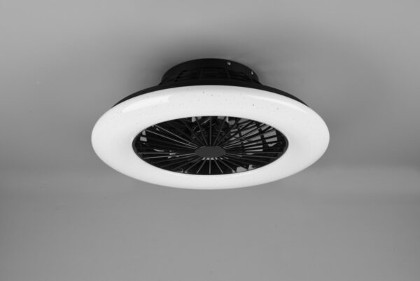 Trio R62522132 Stralsund LED stropní svítidlo | Teplá bílá | Černá | 30W