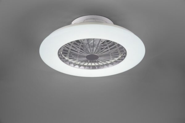 Trio R62522187 LED svítidlo s ventilátorem Stralsund 1x30W | 3000lm | 3000-6500K - nastavitelné, s dálkovým ovladačem