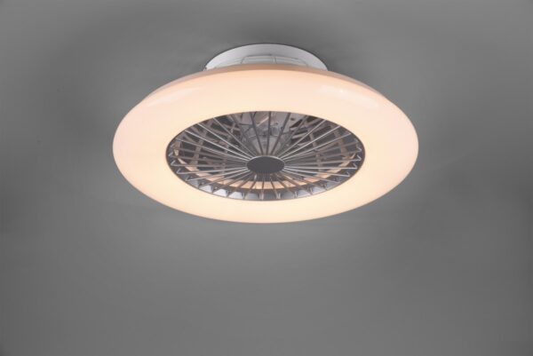 Trio R62522187 LED svítidlo s ventilátorem Stralsund 1x30W | 3000lm | 3000-6500K - nastavitelné, s dálkovým ovladačem