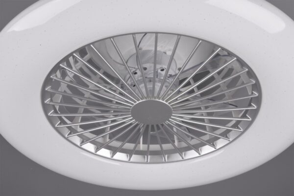 Trio R62522187 LED svítidlo s ventilátorem Stralsund 1x30W | 3000lm | 3000-6500K - nastavitelné, s dálkovým ovladačem