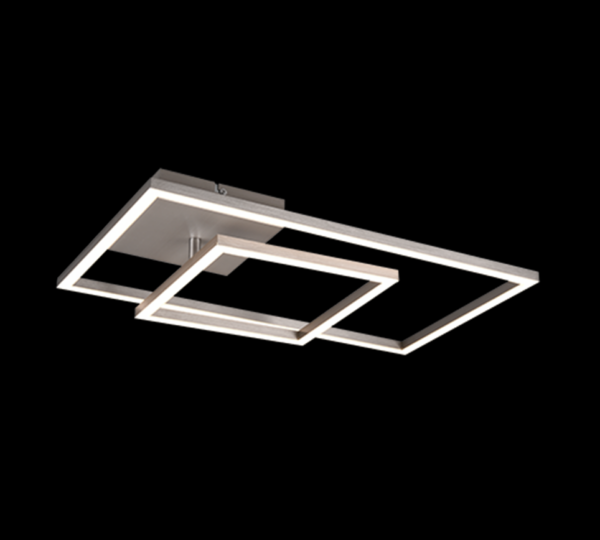 Trio R62642407 Padella LED stropní svítidlo | Přírodní bílá | 25W | Kov | Nikl