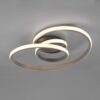 Trio R62751107 Sansa LED Přisazené stropní svítidlo | Teplá bílá | Kov | Nikl | 18,5W
