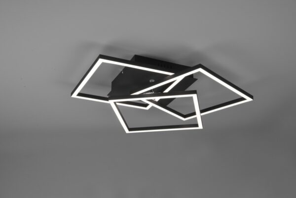 Trio R62883132 Mobile LED Stropní svítidlo s ovladačem | Variabilní | Černá | 28W