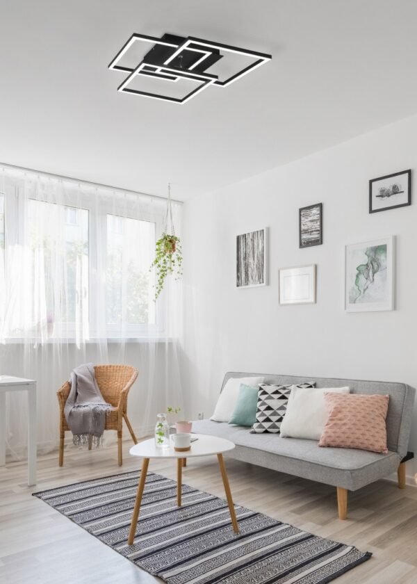 Trio R62883132 Mobile LED Stropní svítidlo s ovladačem | Variabilní | Černá | 28W