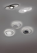 Trio R62911132 Zibal LED stropní svítidlo | Teplá bílá | 22=2200lmW | Černá