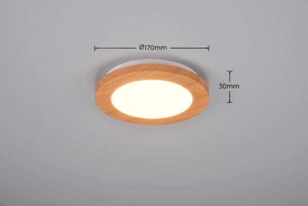 Trio R62921035 LED Přisazené stropní svítidlo | Teplá bílá | 9W