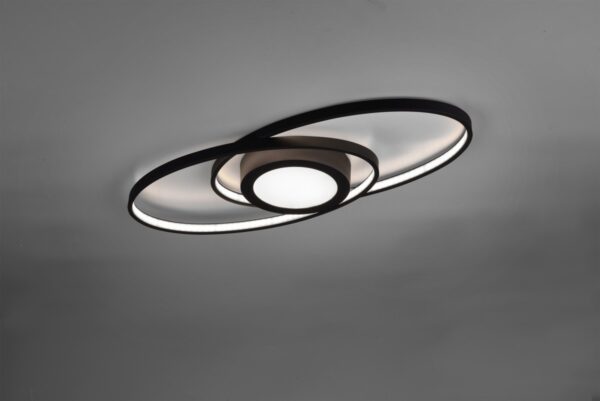 Trio R62991142 Galaxy LED stropní svítidlo | Teplá bílá | 27=3000lmW | Černá
