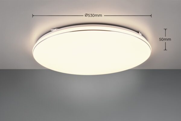 Trio R64141101 LED Přisazené stropní svítidlo | Teplá bílá | 4,6W | Bílá