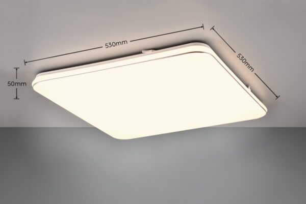 Trio R64141201 LED Přisazené stropní svítidlo | Teplá bílá | 4,6W | Bílá