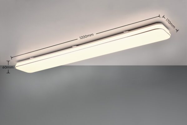 Trio R64141401 LED Přisazené stropní svítidlo | Teplá bílá | 4,6W | Bílá