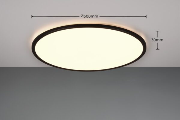 Trio R64381032 LED Přisazené stropní svítidlo | Variabilní | 30W | Černá