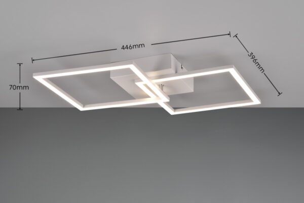 Trio R64492131 LED lustr | Přírodní bílá | 20W | Bílá
