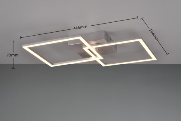 Trio R64492187 LED Přisazený lustr | Teplá bílá | 20W