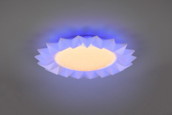Trio R65071201 Sunflower LED stropní svítidlo | RGB | Variabilní | Bílá | 4