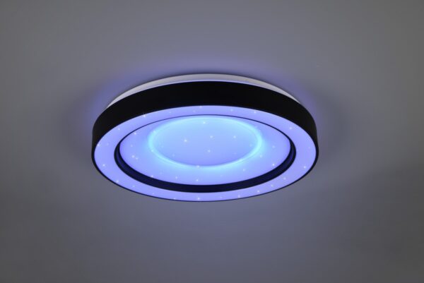 Trio R65091032 Arco LED stropní svítidlo | RGB | Variabilní | Černá | 22W