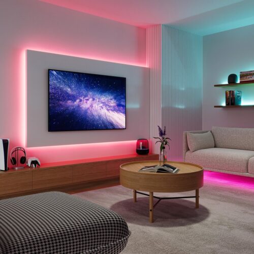 Trio R65553102 LED pás a trafo | Teplá bílá | 10W | Černá