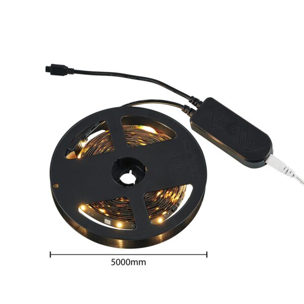 Trio R65555102 LED pás a trafo | Teplá bílá | 1,5W | Černá