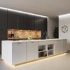 Trio R65565102 LED pás a trafo | Variabilní | 17,5W | Černá