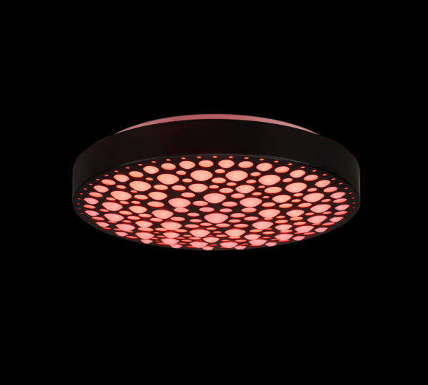 Trio R67161132 Chizu LED stropní svítidlo | RGB | Variabilní | 22W | Černá