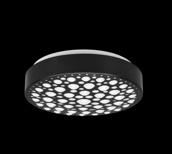 Trio R67162832 Chizu LED stropní svítidlo | Teplá bílá | 11W | Černá