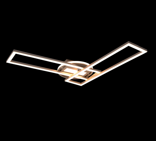 Trio R67183107 Twister LED Přisazené stropní svítidlo | Variabilní | 30W | Kov | Nikl