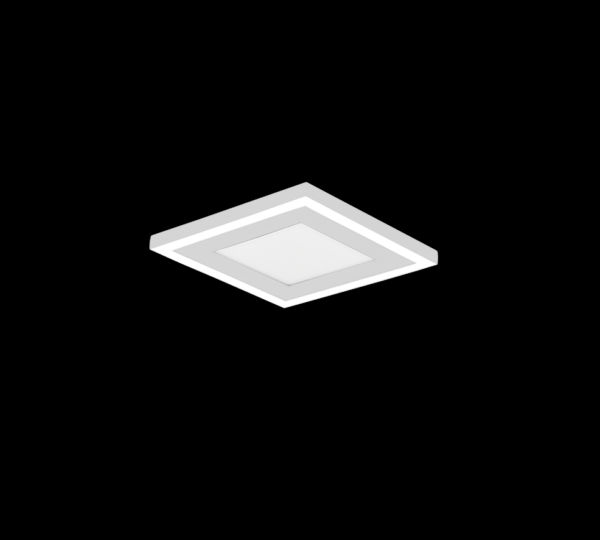 Trio R67212031 Carus LED stropní svítidlo | Přírodní bílá | 10+7W | Bílá