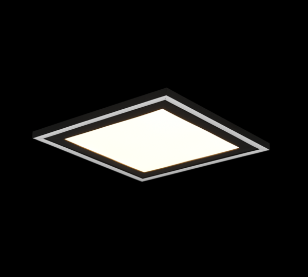 Trio R67213332 Carus LED stropní svítidlo | Teplá bílá | 16+8,5W | Černá