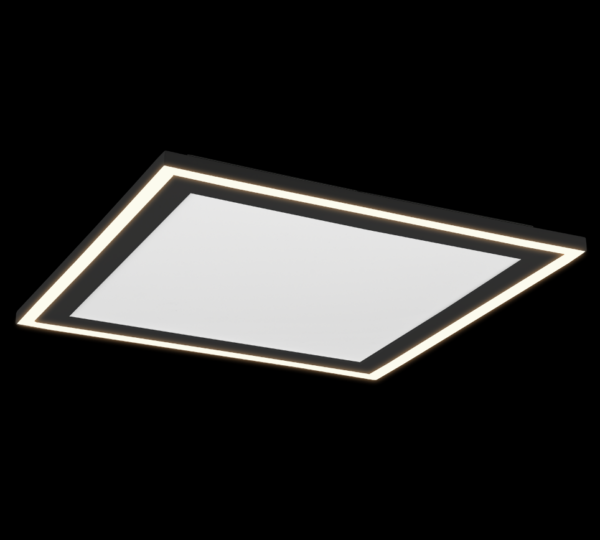Trio R67214332 Carus LED stropní svítidlo | Teplá bílá | 20+9W | Černá
