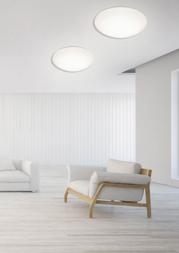 Trio R67831101 Pollux LED Koupelnové stropní svítidlo | Teplá bílá | 12=1100lmW | Bílá