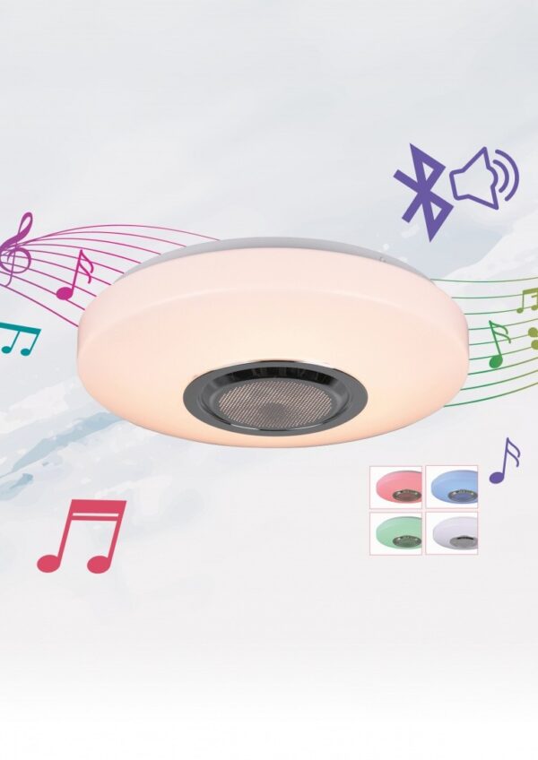 Trio R69021101 Maia LED stropní svítidlo | RGB | Teplá bílá | Bílá | 10W