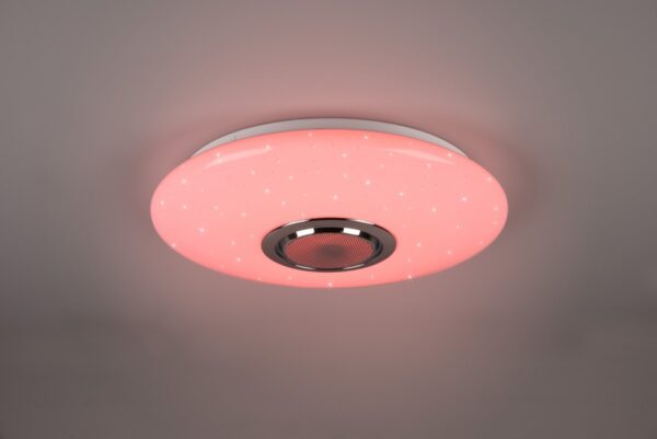 Trio R69031101 Musica LED stropní svítidlo | Teplá bílá | Bílá | 15,5W