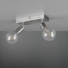 Trio R80182007 Vannes Přisazené stropní svítidlo | E27 | Kov | Nikl