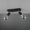 Trio R80182032 Vannes Přisazené stropní svítidlo | E27 | Černá