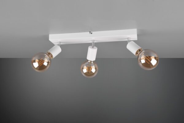 Trio R80183031 Vannes Přisazené stropní svítidlo | E27 | Bílá