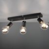 Trio R80183032 Vannes Přisazené stropní svítidlo | E27 | Černá