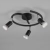 Trio R80913932 Paris Přisazené stropní svítidlo | GU10 | Černá