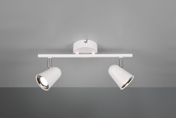 Trio R82122131 Toulouse LED bodové svítidlo | Teplá bílá | Bílá | 2x3W