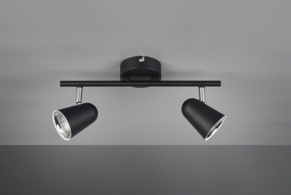 Trio R82122132 Toulouse LED bodové svítidlo | Teplá bílá | 2X3=2x400lmW | Černá