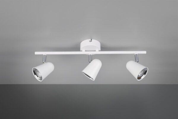 Trio R82123131 Toulouse LED bodové svítidlo | Teplá bílá | Bílá | 3x3W
