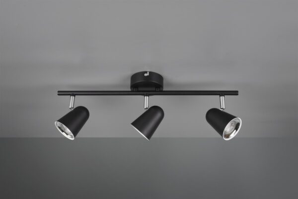 Trio R82123132 Toulouse LED bodové svítidlo | Teplá bílá | 3X3=3x400lmW | Černá