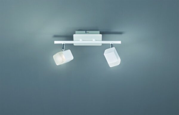 Trio R82152131 Roubaix LED bodové svítidlo | Teplá bílá | 2x4W | Bílá