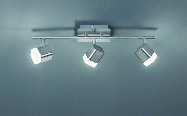 Trio R82153107 Roubaix LED bodové svítidlo | Teplá bílá | 3X4W | Kov | Nikl